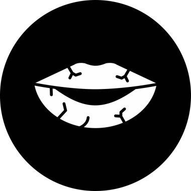 Dudaklarda hasarlı derinin temel çizimi