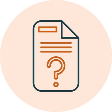 Bilinmeyen ağ simgesi vektör illüstrasyonu