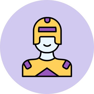 Süper kahraman ağ simgesi, vektör illüstrasyonu