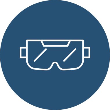 Ar Glasses Web simgesi vektör çizimi