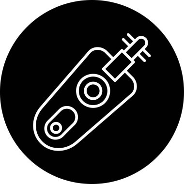 Burun kılı için basit vektör çizimi