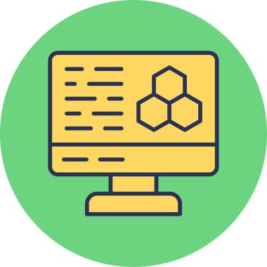 Kan Hücresi Web ikonu vektör çizimi