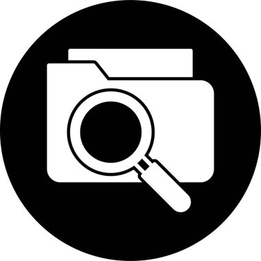 Kayıtlı elektronik bilgi içeren dizin, basit doğrusal illüstrasyon