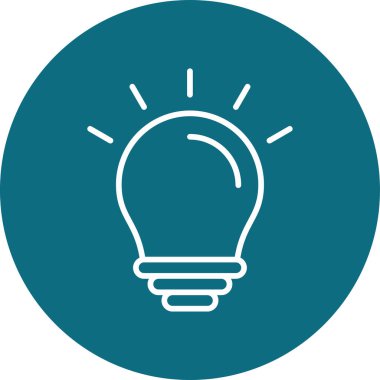 Ampul Ağı simgesi, vektör illüstrasyonu