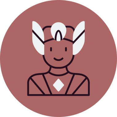 Süper kahraman ağ simgesi, vektör illüstrasyonu