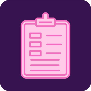 Metin için alanı olan iş sayfası, basit vektör tasarımı