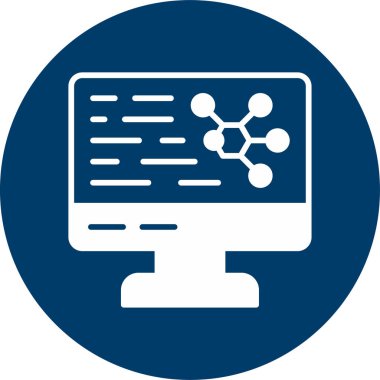 Basit Bilgisayar vektör illüstrasyonu