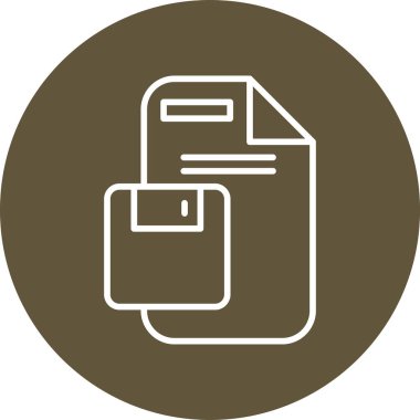 Düğme web simgesi vektör illüstrasyonunu kaydet