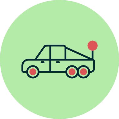 Paket geldi. Web simgesi basit illüstrasyon