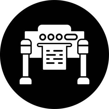 Kesik kağıt için elektronik çizicinin basit doğrusal çizimi