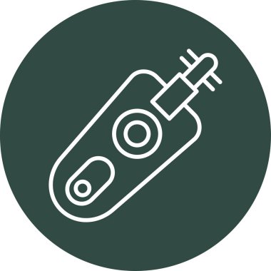 Burun kılları için basit doğrusal budayıcı çizimi