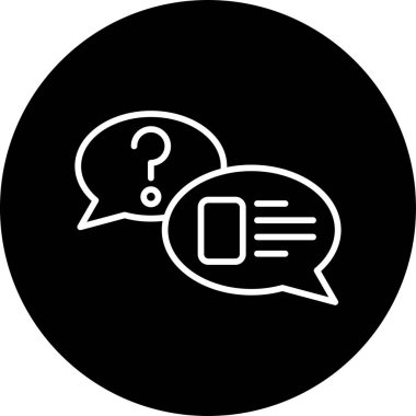 Konuşma baloncukları, iletiler, vektör illüstrasyonu