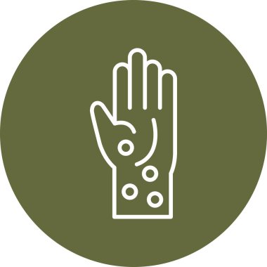 döküntü ağ ikonu vektör illüstrasyonu