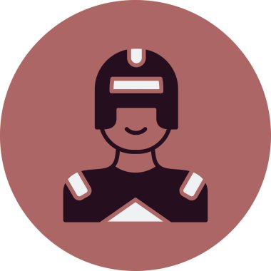 Süper kahraman ağ simgesi, vektör illüstrasyonu