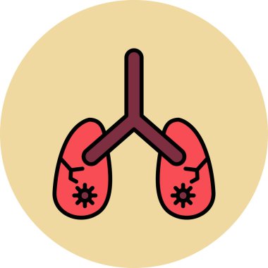 İnsan akciğerlerinin basit doğrusal görüntüsü