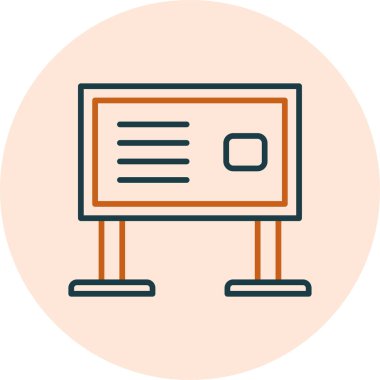 Web simgesi vektör illüstrasyonunu imzala