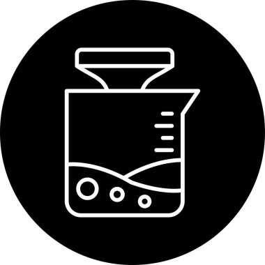 Web simgesi filtreleniyor basit illüstrasyon