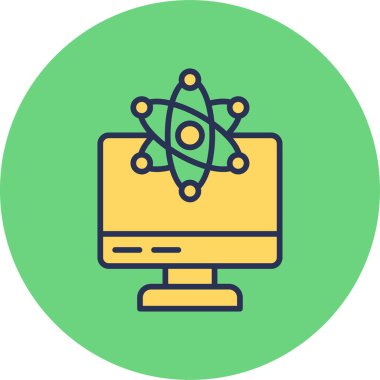 Bilim simgesinin vektör illüstrasyonu 