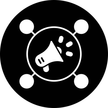 Kanallar web simgesi vektör illüstrasyonu