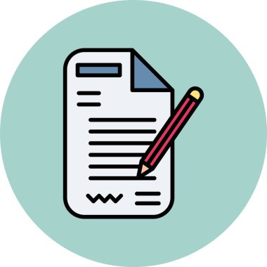 Sözleşmeli ağ simgesi, vektör illüstrasyonu