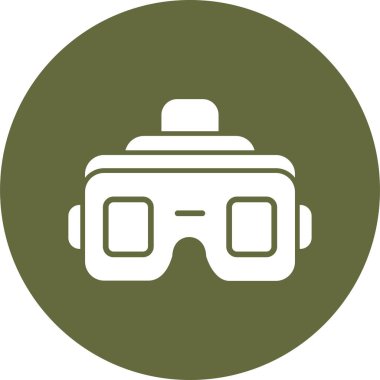 Gözlükler. Web simgesi basit illüstrasyon