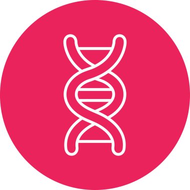 dna. Web simgesi basit illüstrasyon 