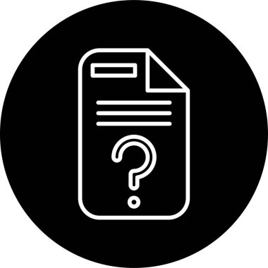 Bilinmeyen ağ simgesi vektör illüstrasyonu