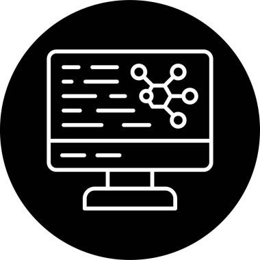 Basit Bilgisayar vektör illüstrasyonu