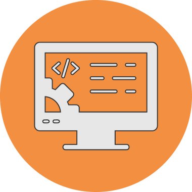 Basit Seo web tasarım simgesi