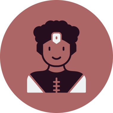 Süper kahraman ağ simgesi, vektör illüstrasyonu