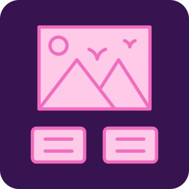 Kullanıcı Oluşturulmuş İçerik Ağı vektör illüstrasyonu