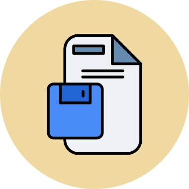 Düğme web simgesi vektör illüstrasyonunu kaydet