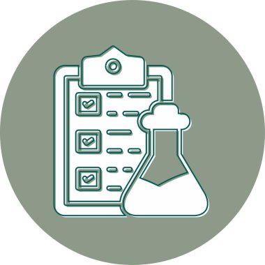 Bilim araştırma raporu vektör illüstrasyonu 