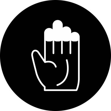 Siyanoz ağ simgesi vektör illüstrasyonu