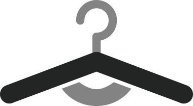 askı simgesi, vektör illüstrasyonu basit tasarım