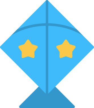 Uçurtma simgesi vektör çizimi