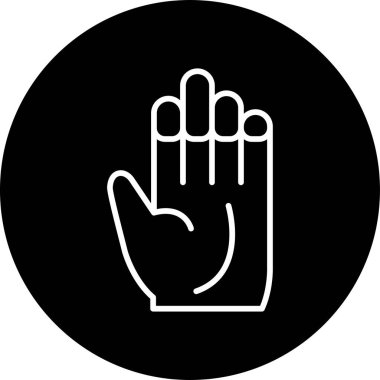 Siyanoz ağ simgesi vektör illüstrasyonu