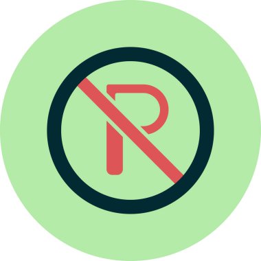 Park işareti yok Basit simge