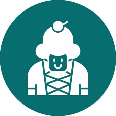 dondurma simgesi, vektör illüstrasyonu basit tasarım