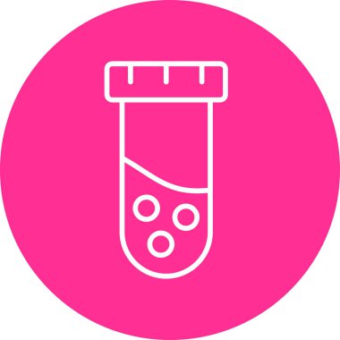 Basit taslak biçiminde tek bir test tüpü