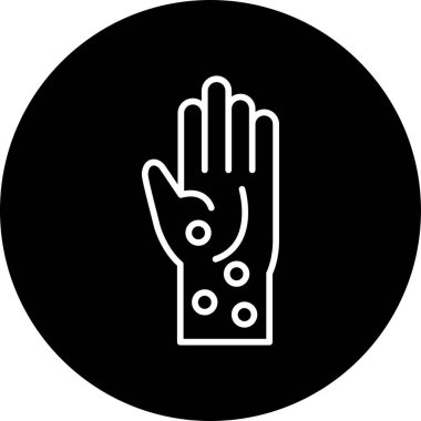 döküntü ağ ikonu vektör illüstrasyonu