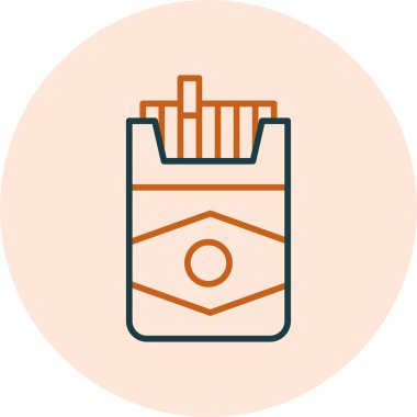 Sigaranın basit kavramsal doğrusal çizimi