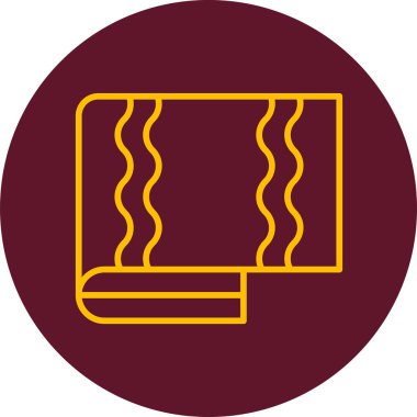 Battaniye ağ simgesi vektör illüstrasyonu