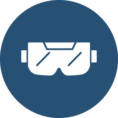 Ar Glasses Web simgesi vektör çizimi