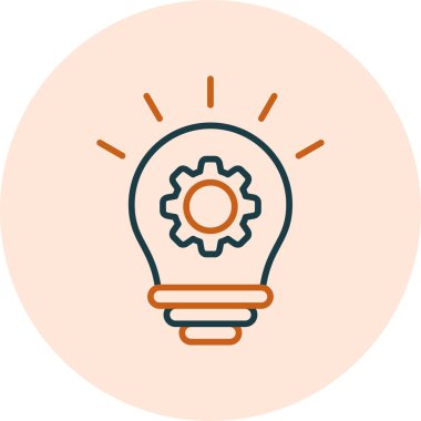 Ampul Ağı simgesi, vektör illüstrasyonu