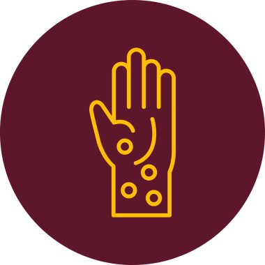 döküntü ağ ikonu vektör illüstrasyonu