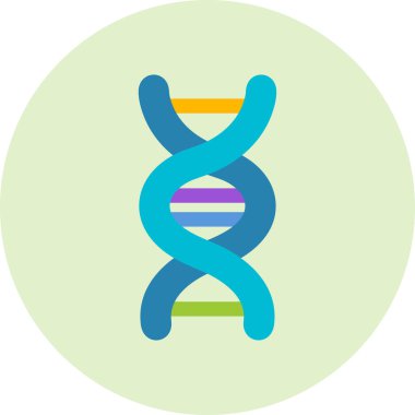 dna. Web simgesi basit illüstrasyon 