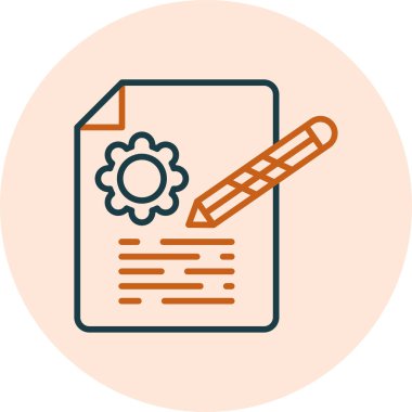 Sözleşmeli ağ simgesi, vektör illüstrasyonu