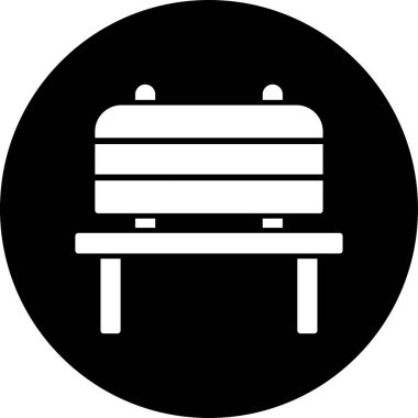 bank web simgesi vektör illüstrasyonu