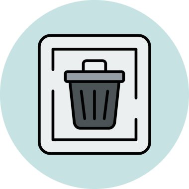 Çöp işaretinin temel ana hatları